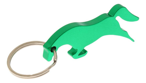Stylish Horse Pattern Bottle Opener Keychain Bag Green