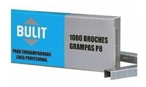 Broches Grampas Profesional 8mm P8 X 1.000 Unidades Bulit