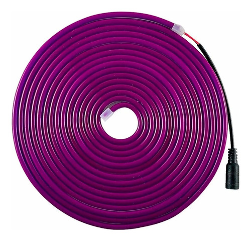 Tira De Luz Neon 5 Metros 12v Luz Morado