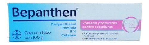 Crema Bepanthen 5% Pomada Contra Rozaduras Tubo Con 100g