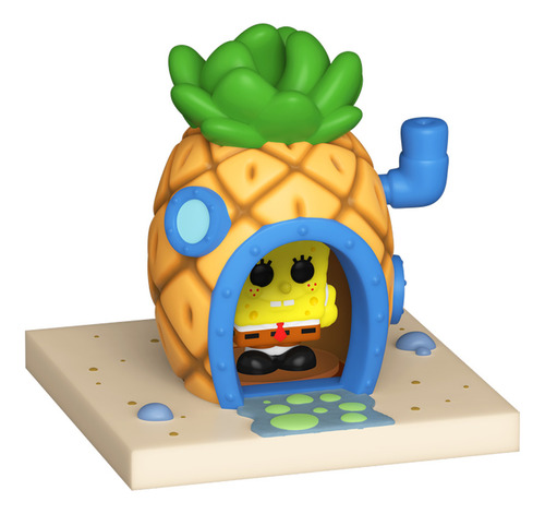Funko Bitty Pop Bob Esponja Calça Quadrada & Casa Do Abacaxi