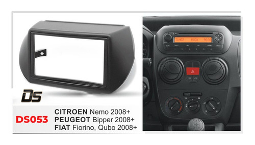 Marco Adaptador Radio Citroen Nemo Peugeot Bipper 7 Pulgadas