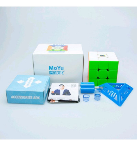 Cubo Mágico Moyu 3x3 Magnético Meilong Cubo Rs3m