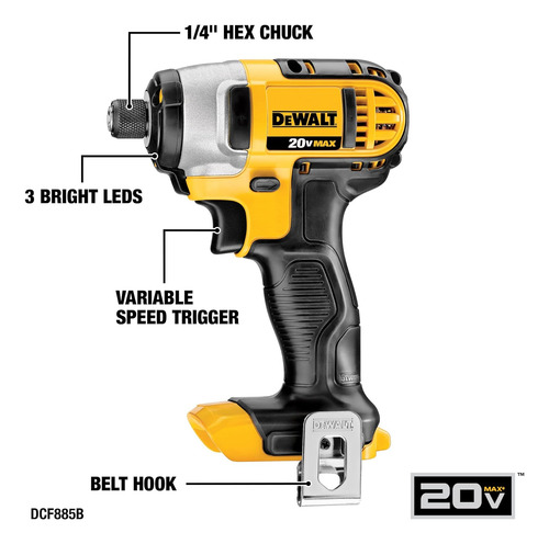 Dewalt 20v Max Power Tool Combo Kit, Kit De 4 Herramienta...