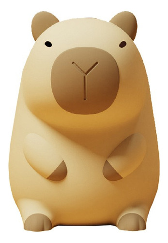 Lámpara De Noche De Silicona Con Control Táctil Capybara