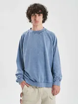 Comprar Buzo Rústico Pesado Cuello Redondo Y Mangas Ranglan Hombre