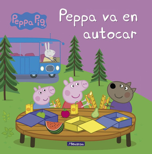 Peppa Va En Autocar (un Cuento De Peppa Pig), De Hasbro,. Editorial Beascoa, Tapa Dura En Español