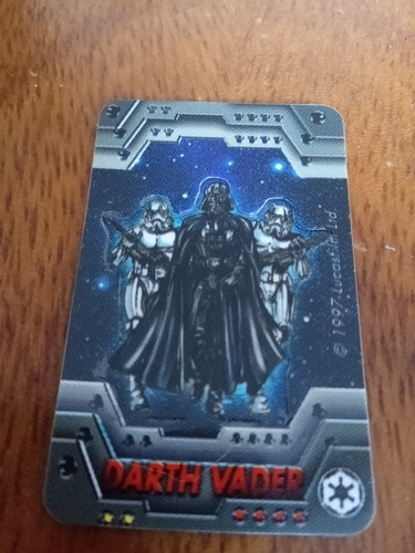 Tazo La Guerra De Las Galaxias , Darth Vader, Número 25 .