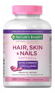 Hair, Skin & Nails Cabelo Pele Unhas 250 Cps Nature's Bounty