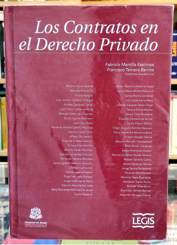 Los Contratos En El Derecho Privado