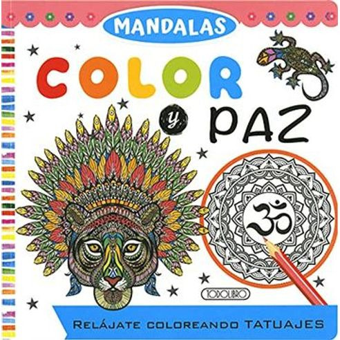 Libro Mandalas Color Y Paz Tatuajes
