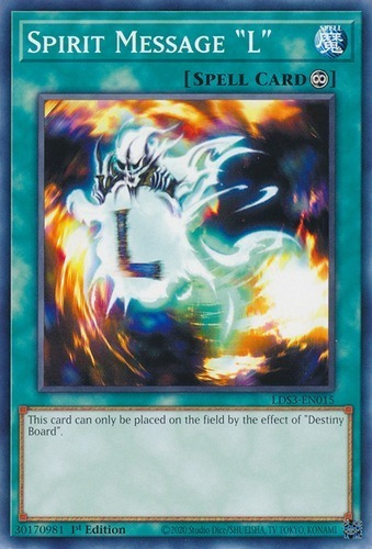 Spirit Message  L  (lds3-en015) Yu-gi-oh!