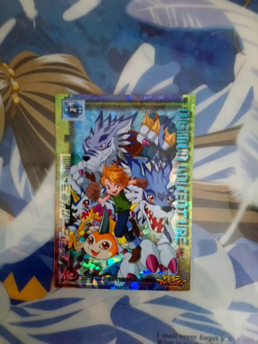 Tarjeta Especial Original Japonesa De Digimon 