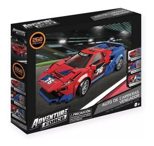 Auto De Carreras Vengador Set De Construcción Adventure Forc