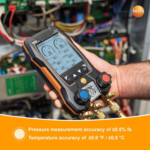 Conjunto De Medidores De Corrente Alternada Testo 550s