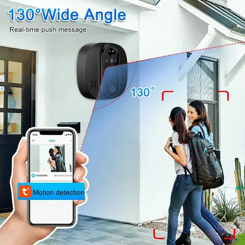 Mirilla Digital Wifi Pantalla 4,3 Notificación Al Smartphone