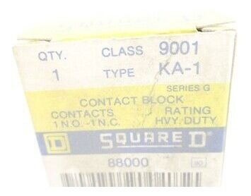 Square D 9001ka1 Ser. G 120-600v 1.1a Nsmp