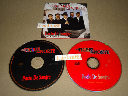 Tigres Del Norte Pacto De Sangre 04 Cd+ Dvd Detalle Portada
