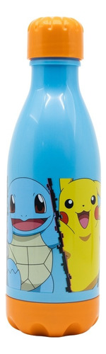 Botella Plástico Infantil 560 Ml Oficial Pokemon Pikachu