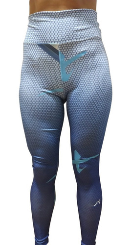 Calza Deportiva Mujer Lycra Larga Alpina Sublimada