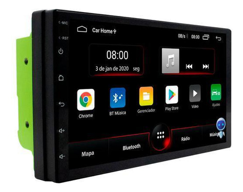 Multimídia Universal Twincan 7 Android 10 + Bt + Voz