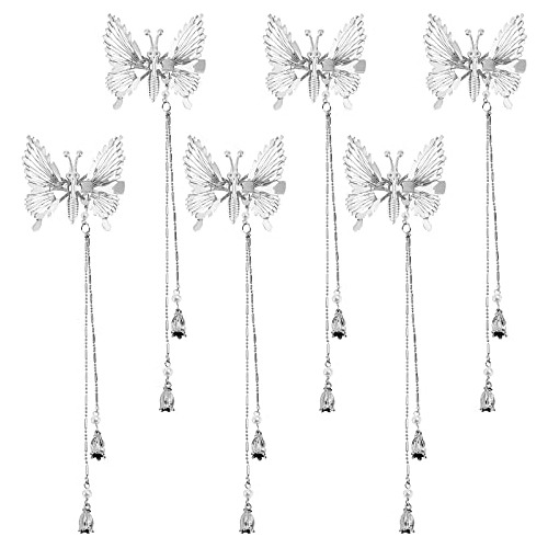 3d Moving Butterfly Hair Clips, Metal Tassel Rmdzw