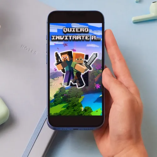 Invitación De Cumpleaños Animada En Video - Minecraft