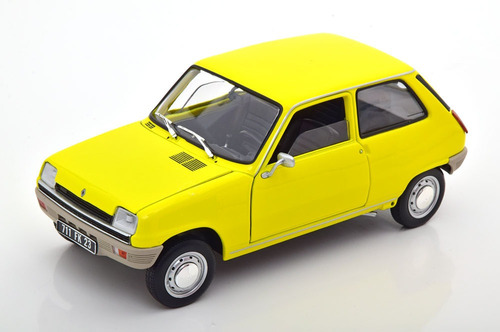 1974 Renault 5 Tl Yellow Escala 1/18 Marca Norev