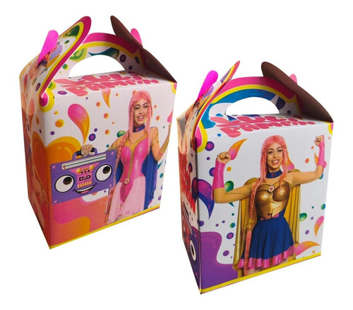 Luli Pampin Cajas Dulceras 40 Pz Party Box Bolos Fiesta