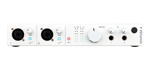 Imagen 3 de 7 de Placa Interfaz De Audio Arturia Minifuse 4 White Midi