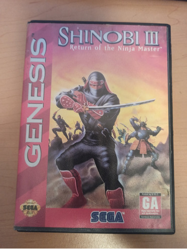 Shinobi 3 Return Of The Ninja Master Sega Genesis 