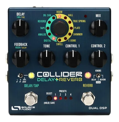 【正規品質保証】 Source efeito de Pedal Audio grátis Frete | azul SA263 Collider ギター