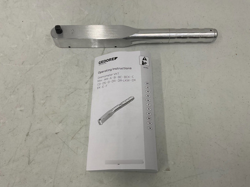 Gedore 8560-01 Torque Wrench,3/8in,70-350 Lbf.-in. Bbt