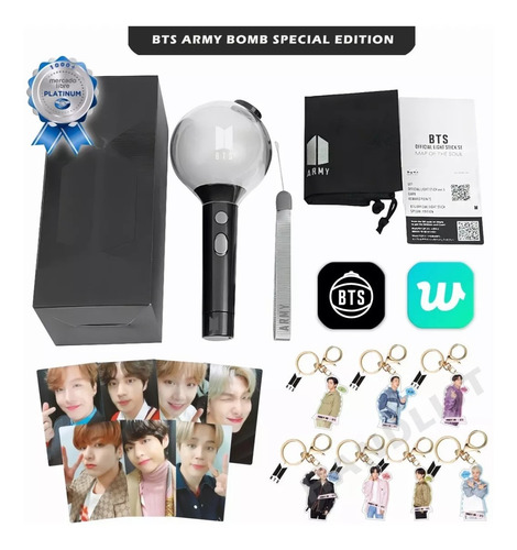 Bts Army Bomb Ver.4 Lámpara De Concierto Original Bts