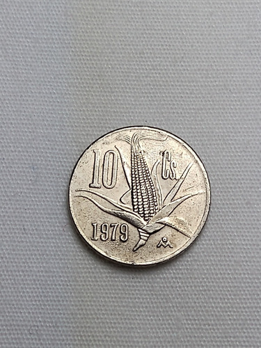 Monedas Antiguas De México 10 Centavos Mazorca 1979