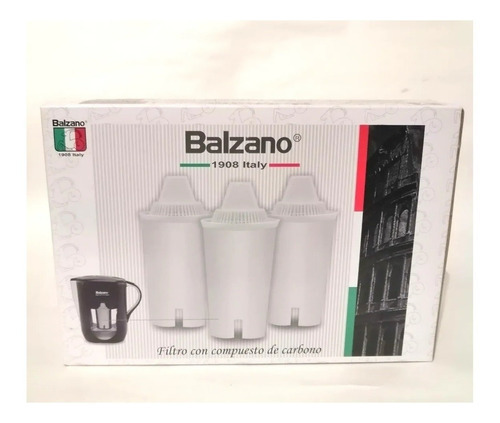 Jarra Purificadora De Agua + 3 Repuestos Jarra Purificadora