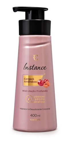 Eudora Instance Hidratante Corporal Cereja E Amendoas 400ml