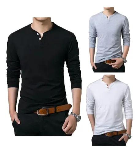 Camisas henley new arrivals