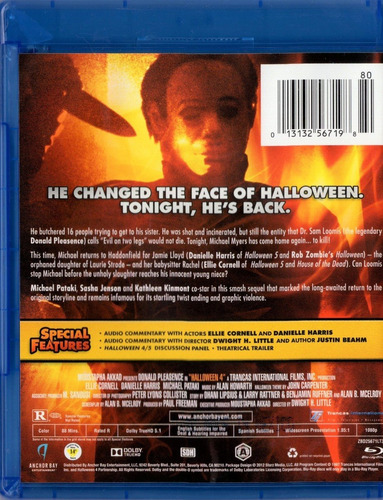 Halloween 4 El Regreso De Michael Myers Pelicula Blu-ray | Envío gratis