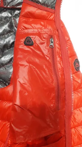 Campera top pluma sintetica