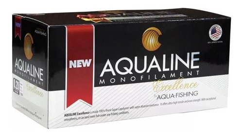 10 Peças Conjunto De Linhas Aqualine Mono 0,70mm 100m Pesca