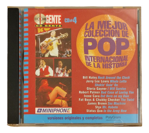 La Mejor Colección Pop Revista Gente Lote 9 Cds Estándar (Usado)