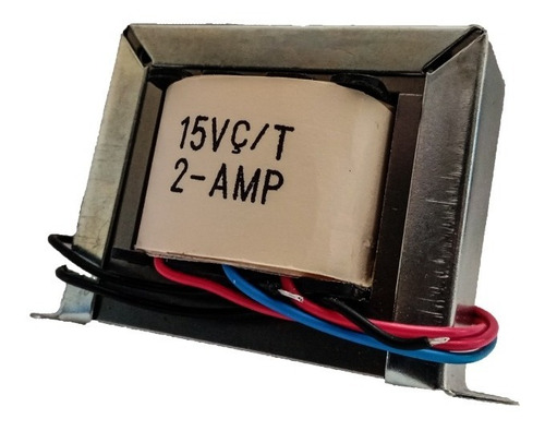 Transformador De Corriente Con Derivación Central 15v-2 Amp