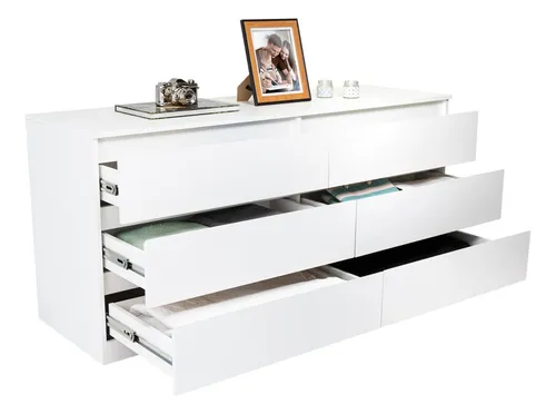 Cómoda Doble Asteria Blanco