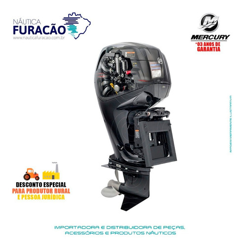 Motor De Popa Mercury 4 Tempos 115hp Exlpt Efi Ct