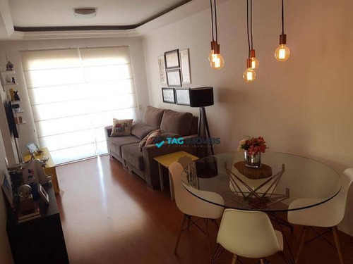 Imagem 1 de 6 de Apartamento Com 3 Dormitórios À Venda, 82 M² Por R$ 395.000,00 - Jardim Proença - Campinas/sp - Ap2288