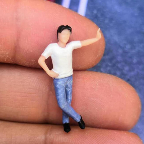Figuras En Miniatura 1/64, Modelo De Personas Pequeñas C