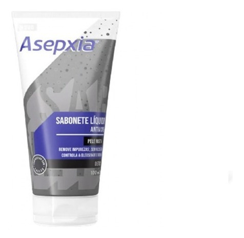 Asepxia Sabonete Líquido Antiacne Detox Pele Mista 100ml