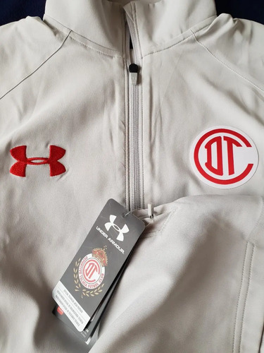 Sudadera Chamarra S Toluca Storm Gris Under Armour Original | Envío gratis