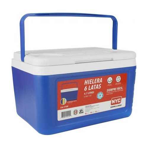 Hielera De 6 Latas 4.7 Litros Nyc 5qt